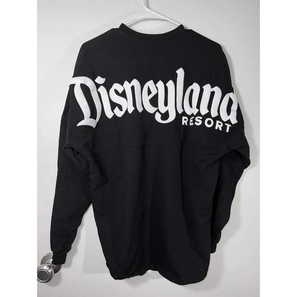 Disneyland Adult Unisex Spirit Jersey Long Sleeve Size S Black Disneyland Resort